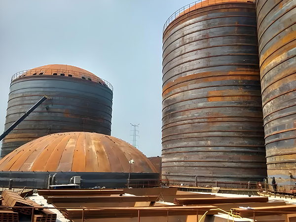 清河门焦粉钢板仓